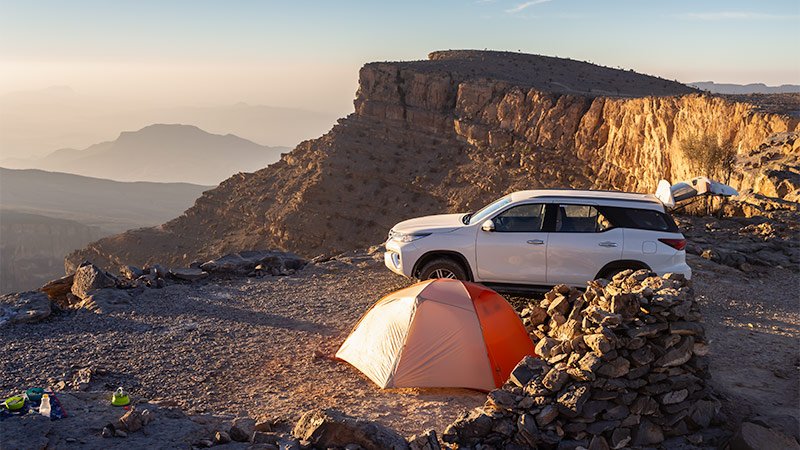 Campsites in Oman
