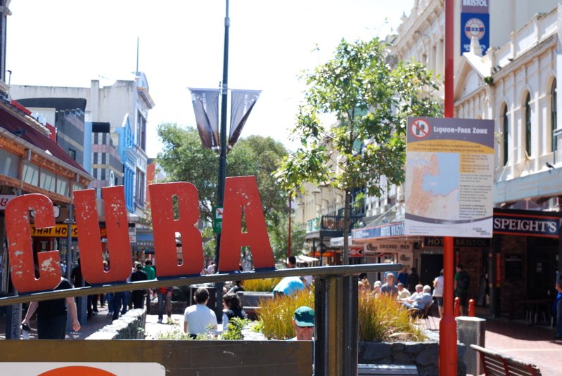 Cuba Street in Wellington
