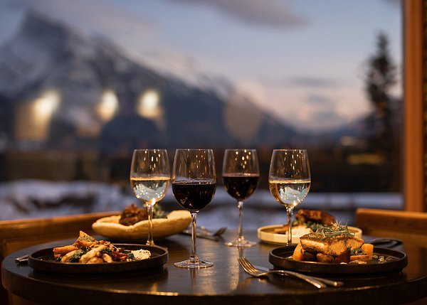 Dinner in Banff