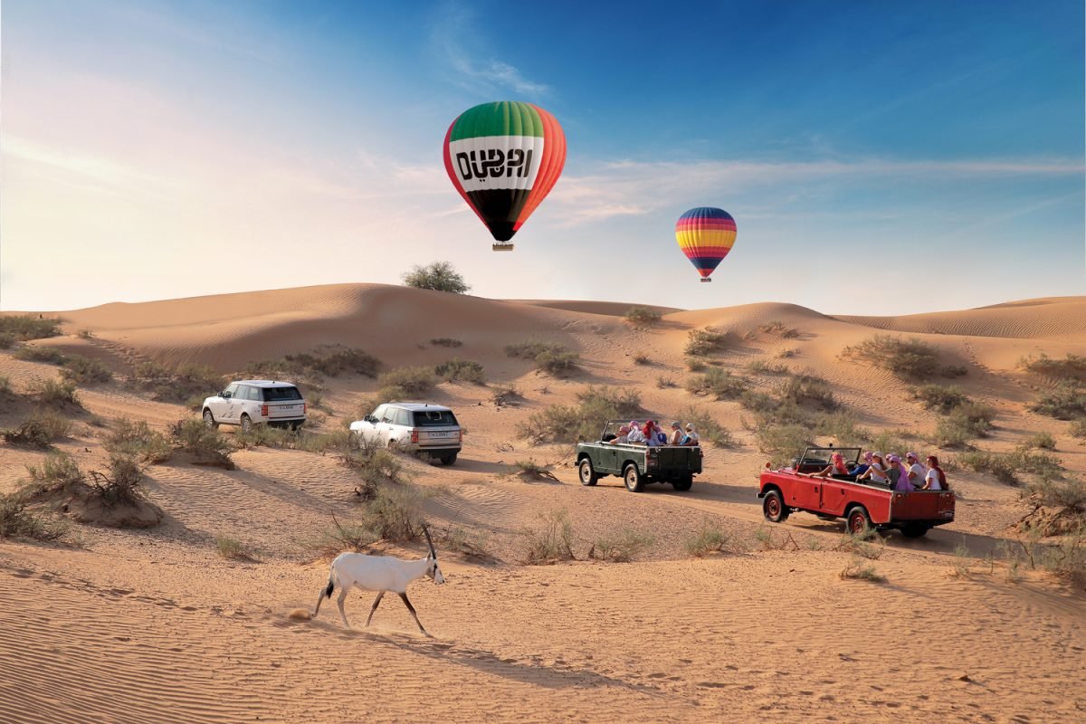 Hot Air Balloon Flight in the Dubai Desert