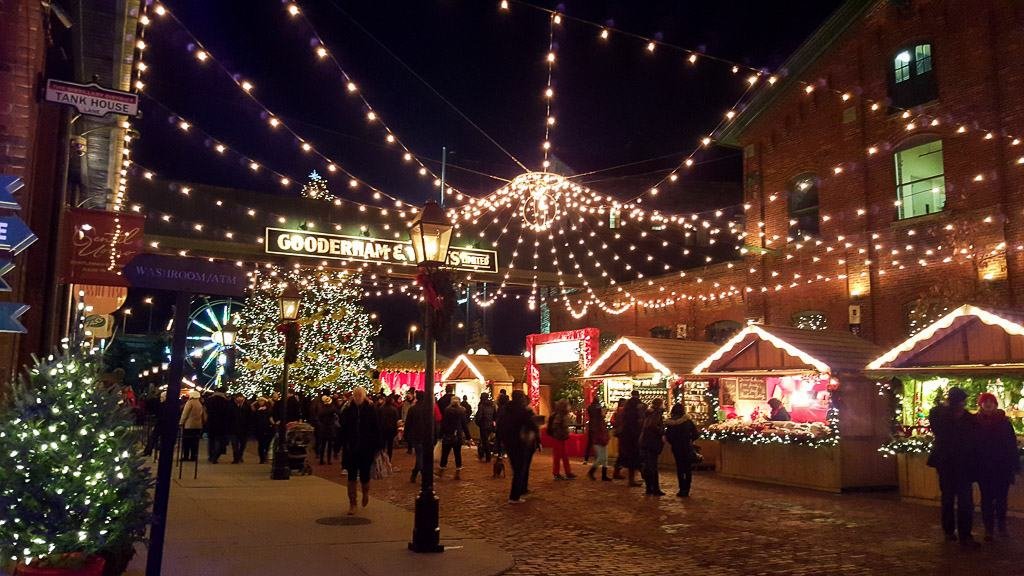 Toronto Christmas Market in the Distillery District