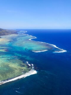 Mauritius Island Underwater Waterfall