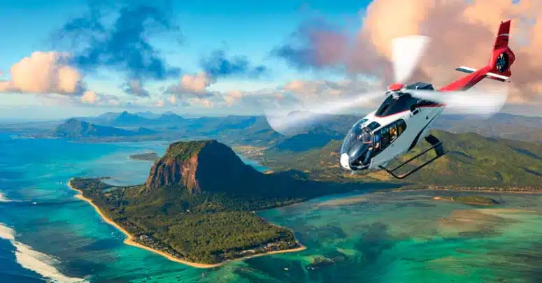 Mauritius Island Underwater Waterfall