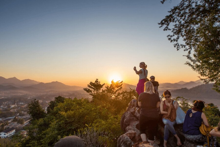 Hike to the Top of Mount Phousi