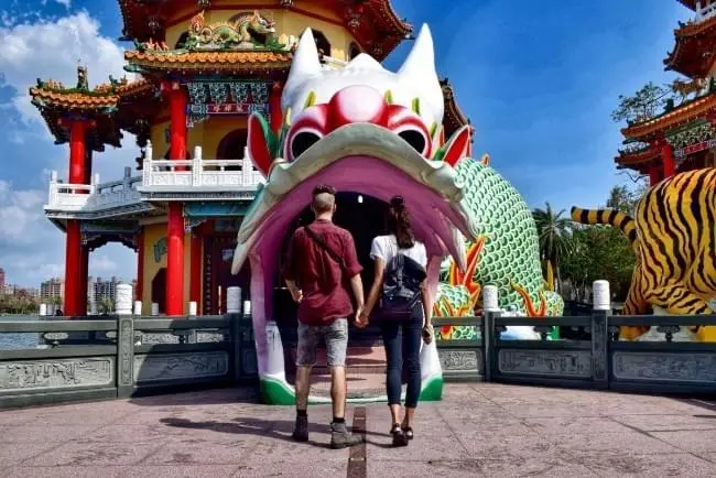 Walk Through the Mouth of a Dragon at Lotus Pond